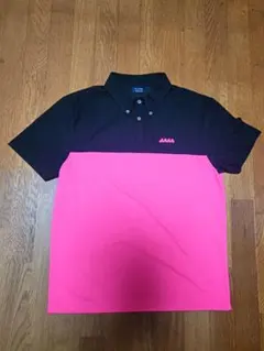 muta marine ポロシャツ 黒とピンク ムータマリン サイズ7 L XL