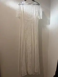 lagunamoon ワンピース　白　レース　半袖　二次会ドレス