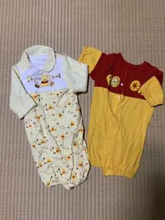 新生児カバーオール　プーさん2着セット