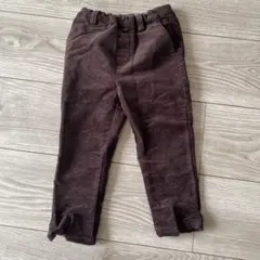 petit main ダークブラウン ロングパンツ 90cm