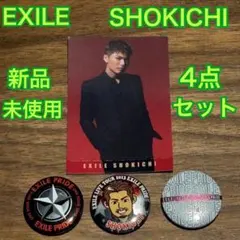 【新品未使用】 EXILE SHOKICHI 4点セット 缶バッジ カード