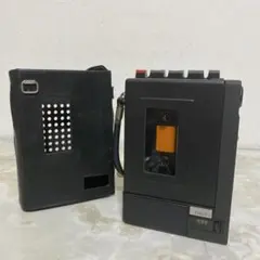 ケース付 SONY カセットテープレコーダー TC-1000B 昭和レトロのサムネイル