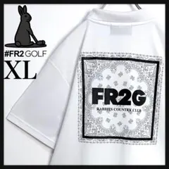 【即完売モデル】FR2 ゴルフ ペイズリー ビッグロゴ ポロシャツ 希少XLのサムネイル