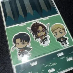 リヴァイ ハンジ エルヴィン 進撃の巨人 アクリルスタンド ジオラマ