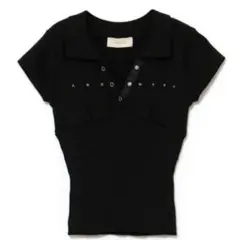 andmary Lindsay logo tops black