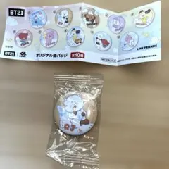 BT21 RJ くら寿司缶バッジ