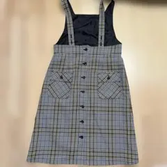 組曲　チェック柄 ジャンパースカート　サイズ160