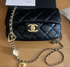 CHANEL ショルダーバッグ ハートチャーム ノベルティ