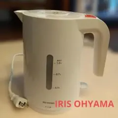 【美品】IRIS OHYAMA 電気ケトル IKK-1001-W 2015製