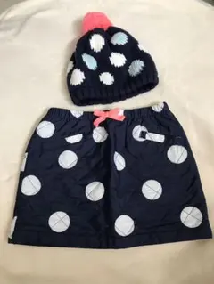 GYMBOREE ジンボリー ドット柄 帽子 スカート セット 5歳 110