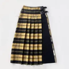 超綺麗！オニールオブダブリン パッチワークキルト ラップ スカート マキシ丈