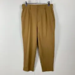 美品 GU ジーユー ドライワイドテーパードイージーアンクルパンツ スラックス