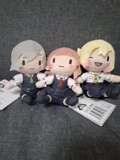 初音ミク　プロセカ　ふわぷちミニぬいぐるみ　　壊れたセカイ　穂波・志歩・咲希