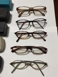 JINSメガネ 3点セット オーバル・スクエアデザイン - メルカリ