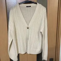 lespoir ライトベージュのカーディガン