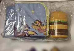 マクドナルド 福袋　グッズのみ スープジャー、保冷バッグ、タオル、ブルー