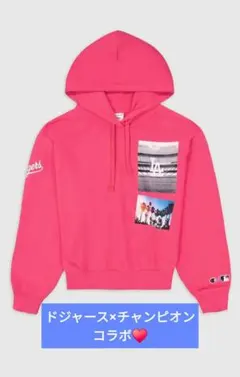 ドジャース　LA　チャンピオン　ロサンゼルス　トレーナー　フード付パーカー　限定