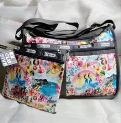 LeSportsacハワイ限定アロハ ショルダーバッグ DXエブリデイ