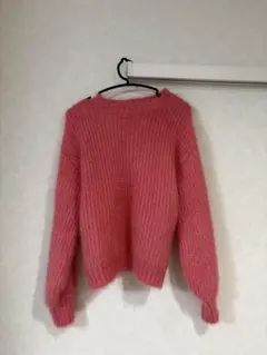 AUNTIE ROSA HOLIDAY ピンク ニットセーター FREE