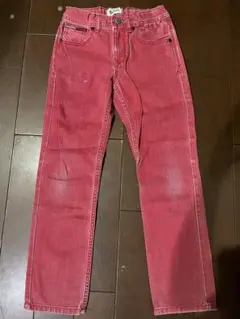 TOMMYHILFIGER 赤 スリムフィットパンツ140サイズ