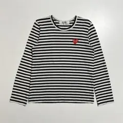 PLAY COMME des GARÇONS 長袖Tシャツ カットソー ボーダー