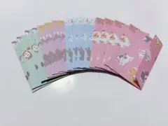 ハンドメイド ミニ封筒 16枚 アニマル柄 犬 猫 うさぎ パンダ ちよがみ