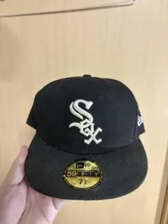 ニューエラシカゴホワイトソックスデザイナーズカスタムエンジェル刺繍