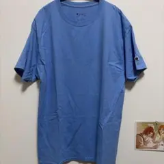 Champion Tシャツ ライトブルー L