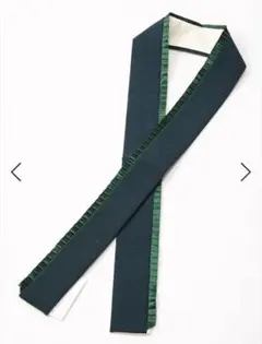 重ね衿　ふりふ　プリーツカサネ　グリーン