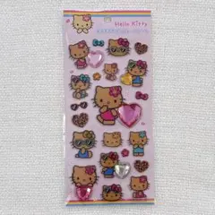 日焼けキティ　キラキララインストーンシール