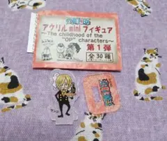 ONE PIECE アクリルminiフィギュア サンジ 麦わらストア