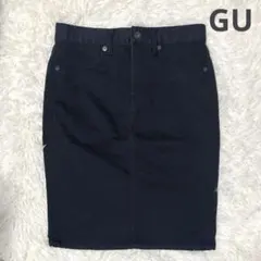 GU ブラック 膝丈スカート Sサイズのサムネイル
