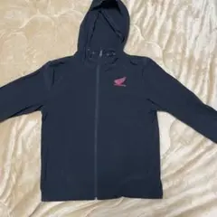 HONDA×GUブラックパーカー フード付き