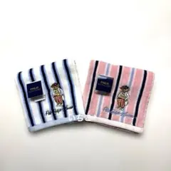 ポロラルフローレン タオルハンカチ 2枚セット　ポロベア⓪