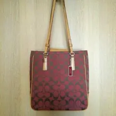 COACH　コーチ　シグネチャー　バッグ　レアカラー　ジャンク品