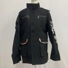 激レア】ハーレーダビットソン ナイロンジャケット ブラック 黒 星条旗