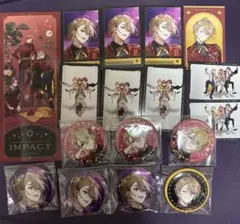 【1/2まで値下げ】にじさんじ IMPACT 風楽奏斗　缶バッジ　チェキ風カード