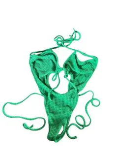 SHEIN グリーン ビキニ　水着 XS