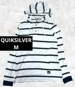 QUIKSILVER クイックシルバー プルオーバー パーカー 薄手 メンズ 白