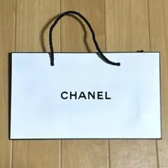 CHANEL シャネル ショップ袋 小サイズ 白 黒紐　小物用