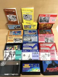 【ファミリーコンピュータ】まとめ売り　※動作確認はしておりません　ソフト　説明書