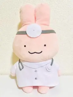 ホワイトタイガーとブラックタイガー BIGぬいぐるみ　うさぎ先生のサムネイル