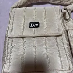 Lee クリーム色 ショルダーバッグ