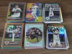 npb topps Chrome シリアルなどまとめ売り 約90枚