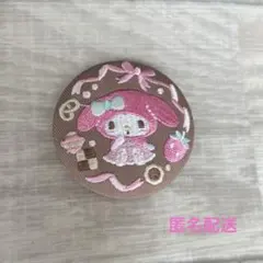 サンリオ ビスケット 刺繍缶バッチ Biscuit3 マイメロディ