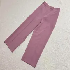 ロングワイドパンツ M ゴムウエスト　ボトムス　a1624