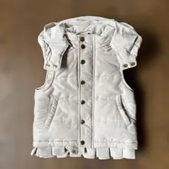 プティマイン petitmain 中綿ベスト　美品