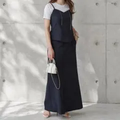 Loungedress リネンライク キャミ&スカートのサムネイル