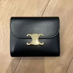 スモール フラップウォレット トリオンフ パテントカーフスキン