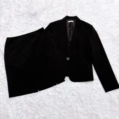 【美品】ニッセン 洗濯可 スカートスーツ テーラードジャケット セットアップ